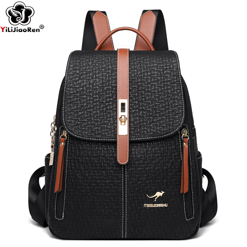 Travel Backpack Anti Theft - Zaini moda Zaino in pelle femminile