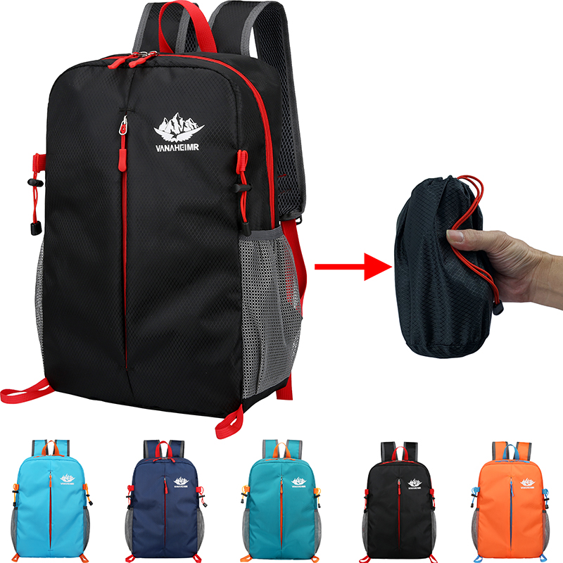 Rain Cover Backpack - Zaino da viaggio portatile da 15