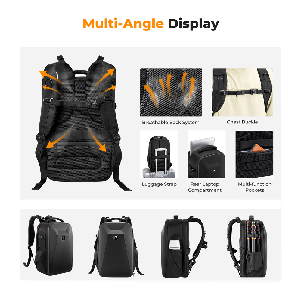 K&F CONCEPT Borsa per Fotocame - Rain Cover Backpack recensione e prezzo